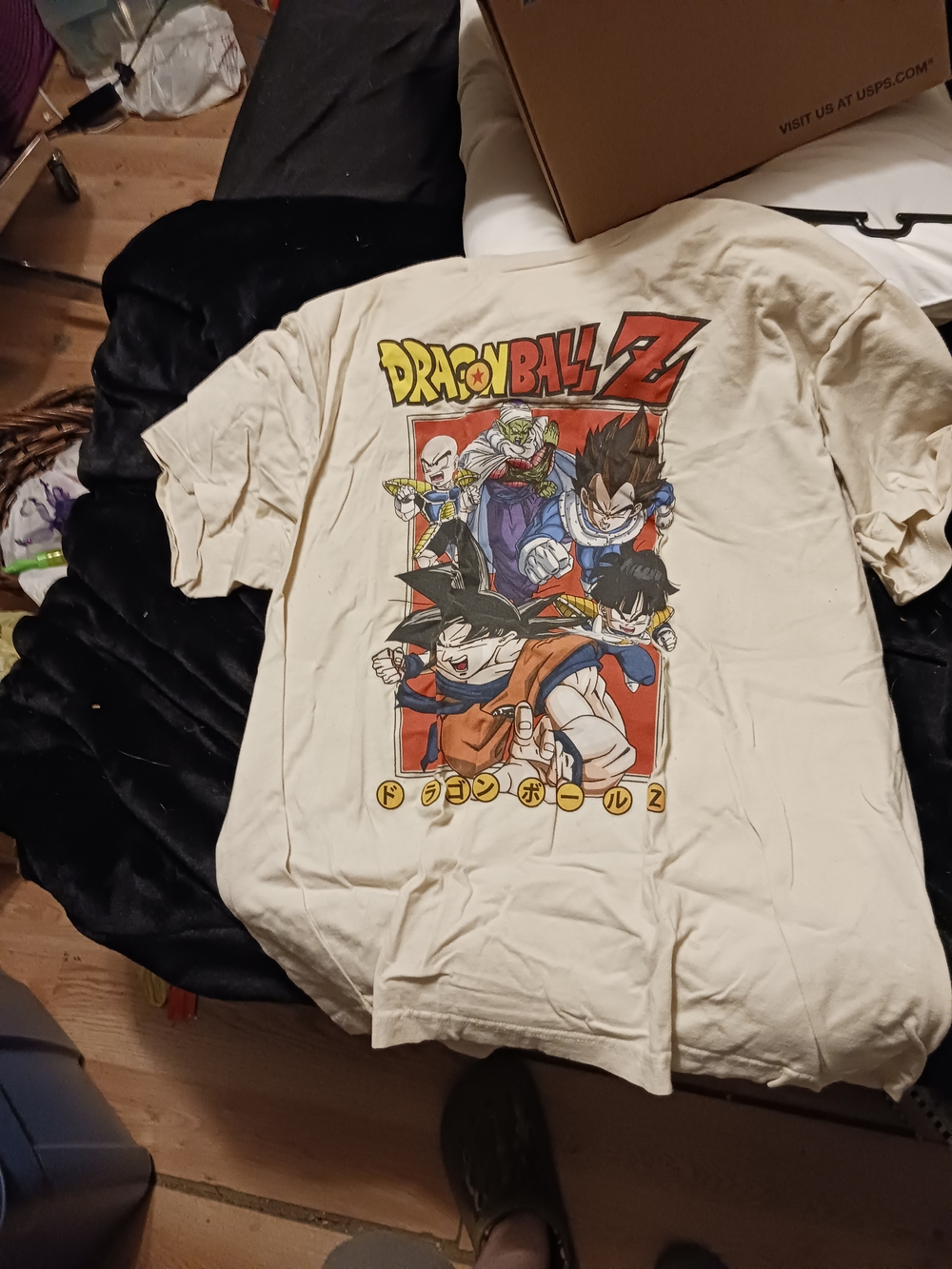 Dragon Ball Z Short Sleeve Graphic Tee - Cream